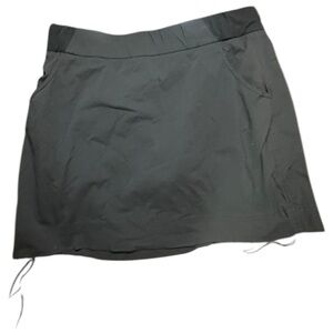 Columbia Anytime Skort Skirt Women's XL Black Ruched Omni Shield Casual Hiking